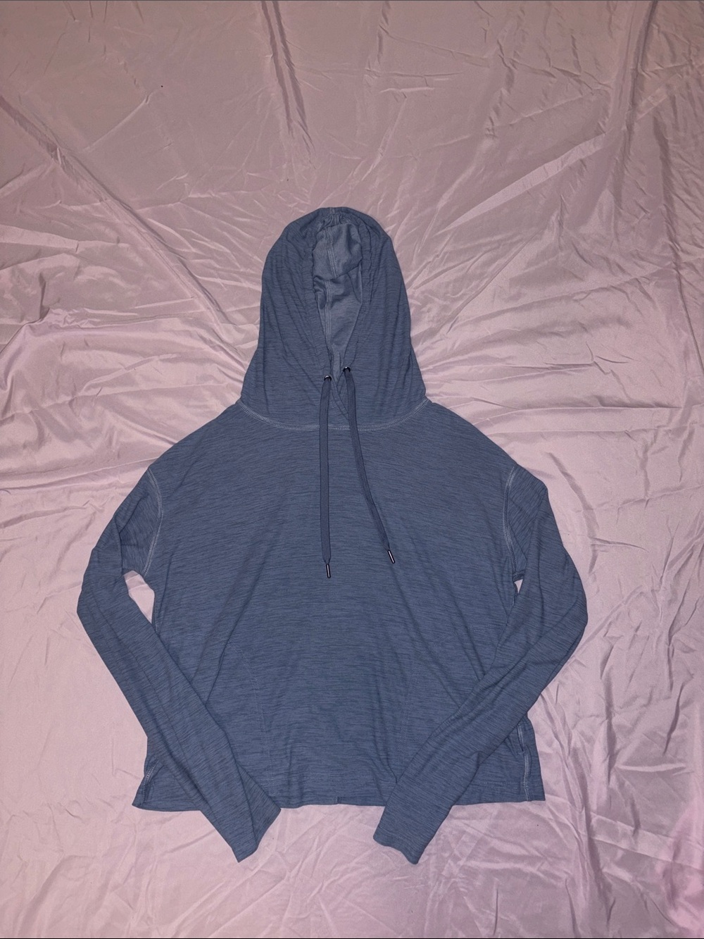 Light Blue Women's Hoodie Top